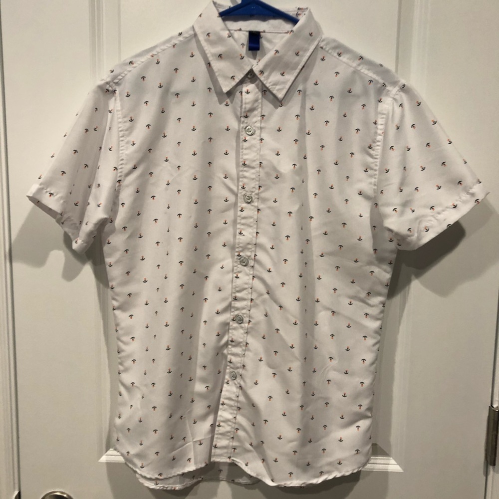Shein Anchor Button Up